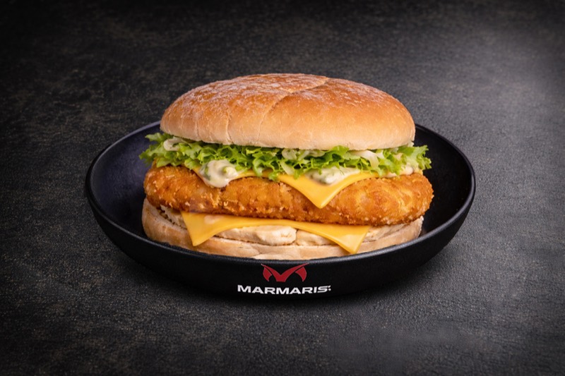 Menu fish burger